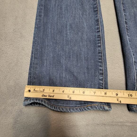 Citizens of Humanity Jeans Womens 28 Blue Kelly Low Rise Boot Cut Distressed - Picture 8 of 13